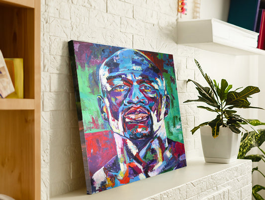 'FLOYD' Archival Gallery Edge Stretched Canvas Print