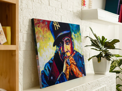 'JAY' Archival Gallery Edge Stretched Canvas Print