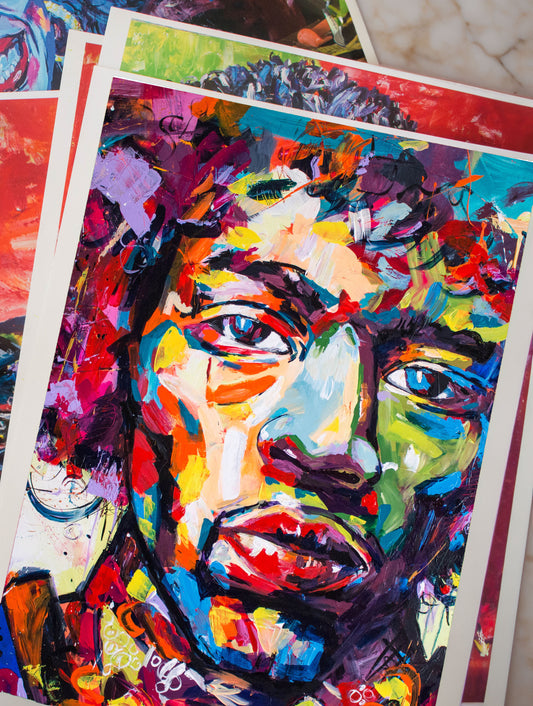 'JIMI' High Resolution Print on 200 gsm Satin Photographic Paper