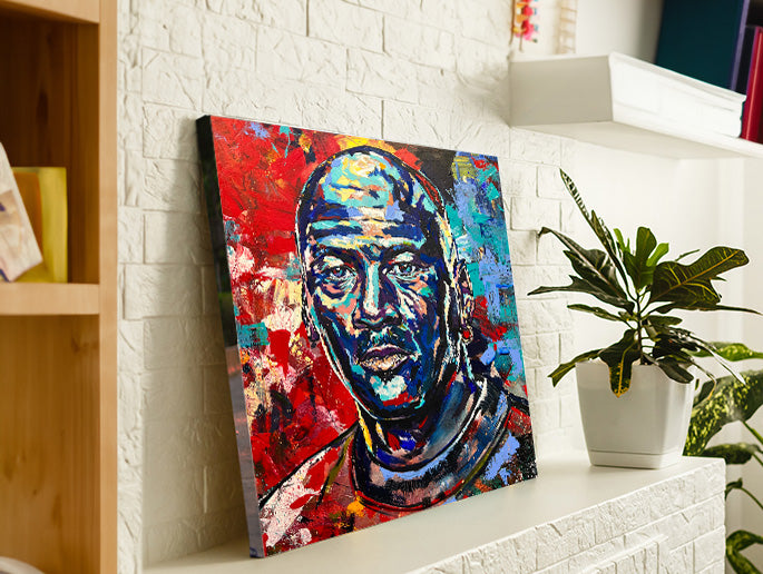 'JORDAN' Archival Gallery Edge Stretched Canvas Print