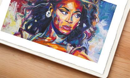 'BEYONCE' High Resolution Print on 310 gsm Ilford Galerie Textured Cotton Rag